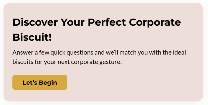 Find the corporate biscuit for your needs
