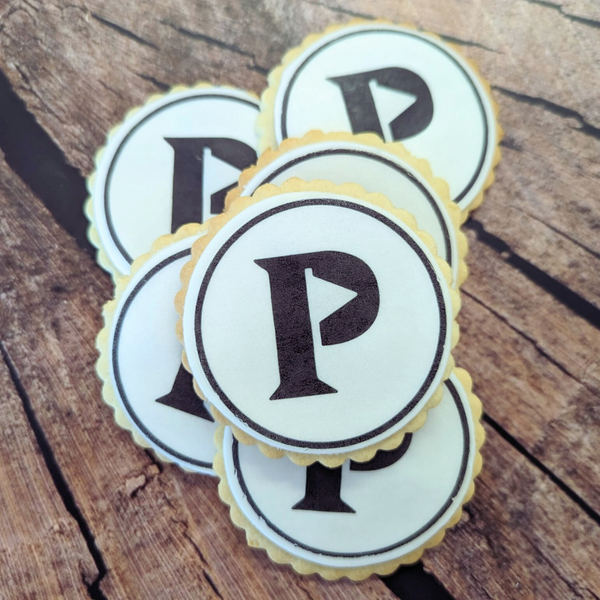 Biscuits from the Biskery with Puttshack logo