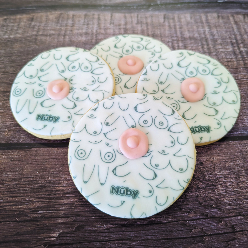 Biscuits from the Biskery with Nuby logo