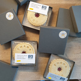 Branded biscuits for Jeld-Wen