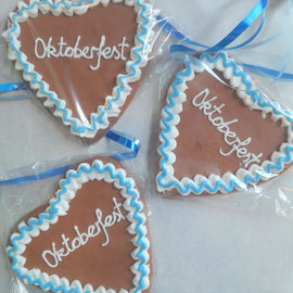 Lebkuchen Hearts for Oktoberfest