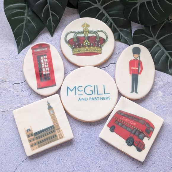 McGill and Partners Welcomes US Clients with Iconic London Themed Biscuits