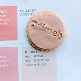 Timely branded biscuits