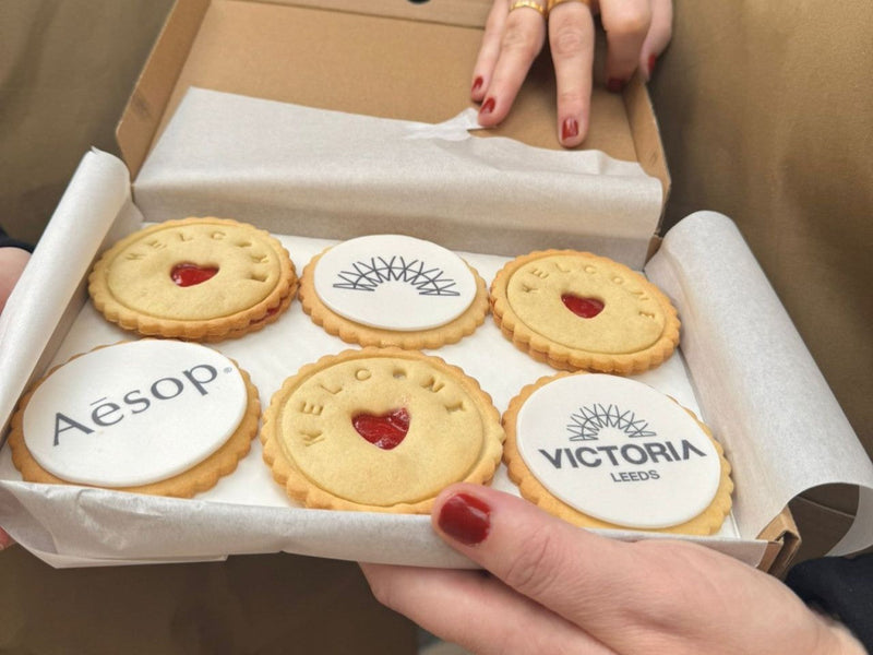 Victoria Leeds Chooses The Biskery as Their Gift Supplier