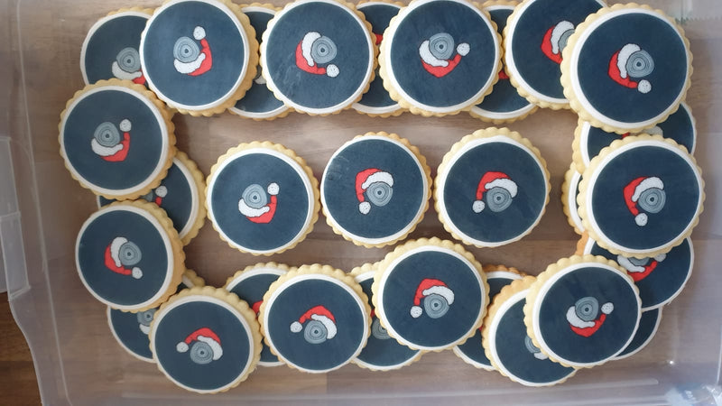 Bespoke logo biscuits for Country Oak Frames