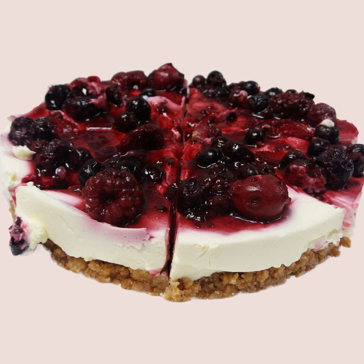 No-Bake Cheesecake (Cherry) - The Biskery