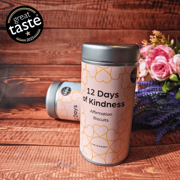 12 Days of Kindness Biscuit Tin - The Biskery