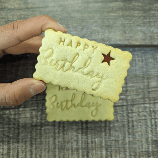 (16+) Happy Birthday Jam Biscuits - The Biskery
