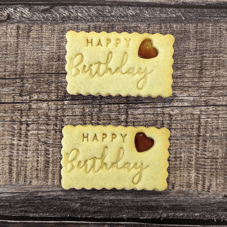 (16+) Happy Birthday Jam Biscuits - The Biskery