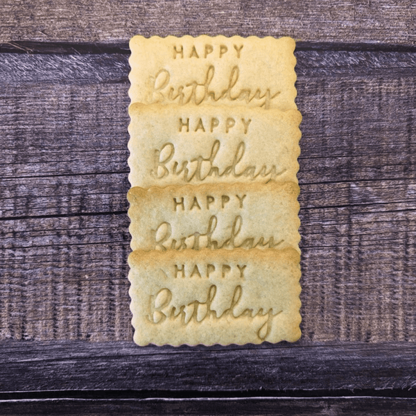 (32+) Happy Birthday Butter Biscuits - The Biskery