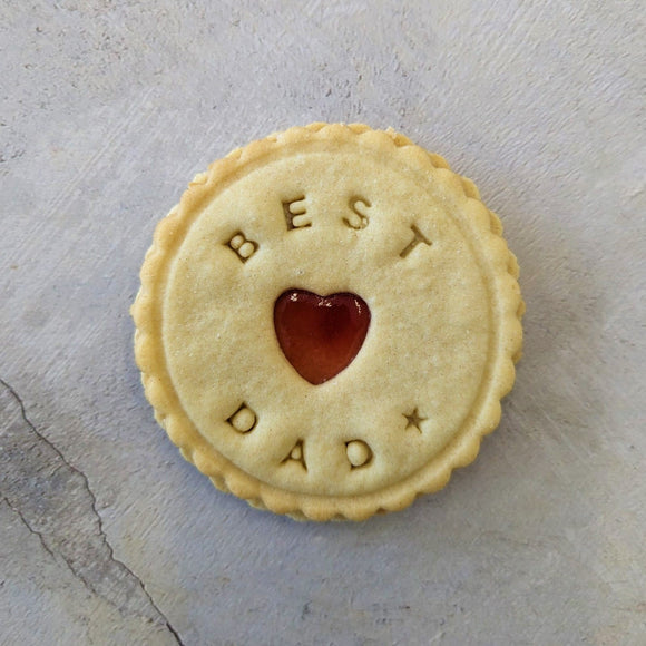 Individual 'Best Dad' Biscuit