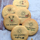 Personalised Branded Butter Biscuits with branding and Christmas designs. Great for Crrporate seasonal gifting.