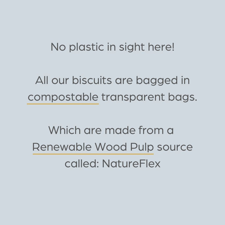 No plastic in sight here