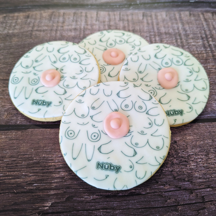 Biscuits from the Biskery with Nuby logo