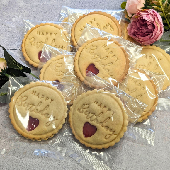 Party Food Birthday Biscuits with Jam like birthday party treats, perfect for a fun celebration.  