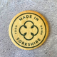 Delicious round biscuits printed with green "Food Cycle" and "Made in Yorkshire"