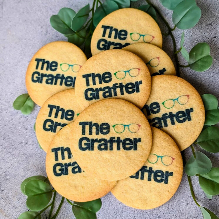 Branded Butter Biscuits  Stacked. 