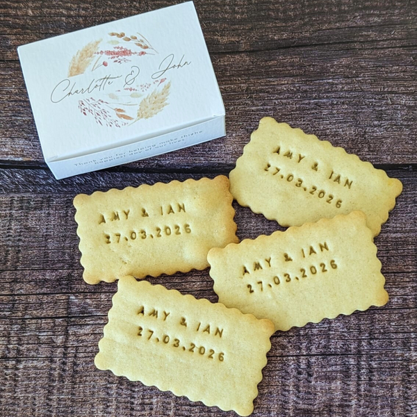 Bespoke Wedding Butter Biscuits 