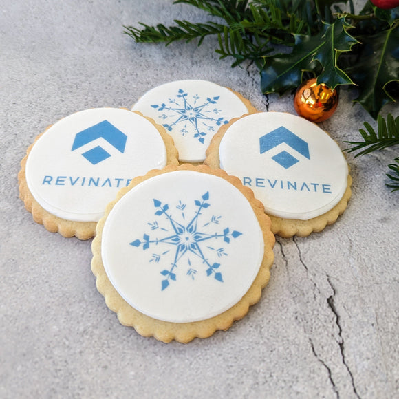 Branded Christmas Biscuits - The Biskery