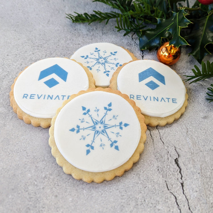 Branded Christmas Biscuits - The Biskery
