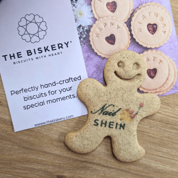 Branded Gingerbread Men Biscuits - The Biskery