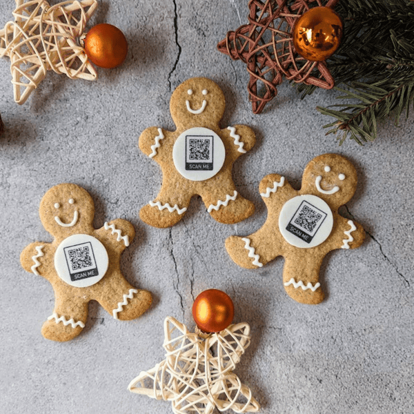 Branded Gingerbread Men Biscuits - The Biskery