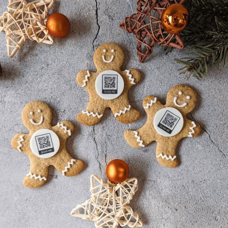 Branded Gingerbread Men Biscuits - The Biskery