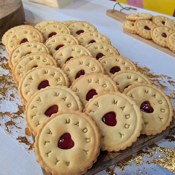 Custom Wedding Names Biscuits - The Biskery