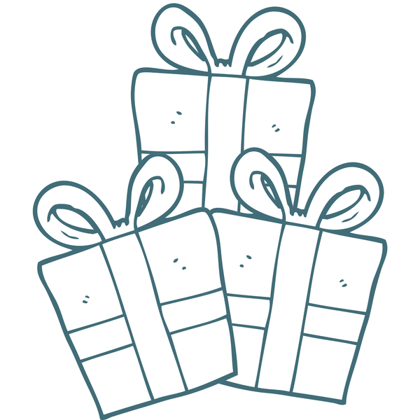 DIY Painted Christmas Party Biscuits - The Biskery