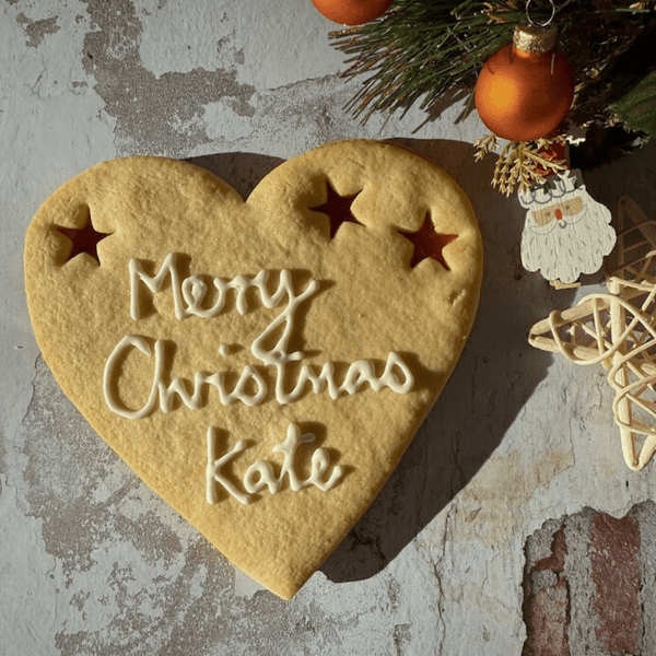 Giant Merry Christmas Cookie - The Biskery