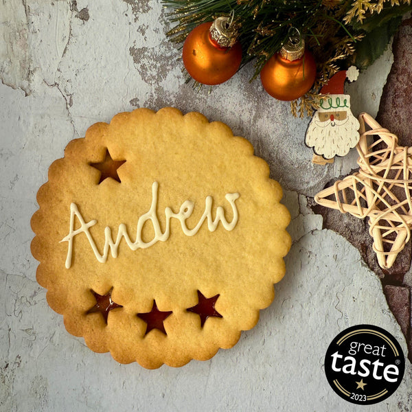 Giant Personalised Christmas Cookie - The Biskery