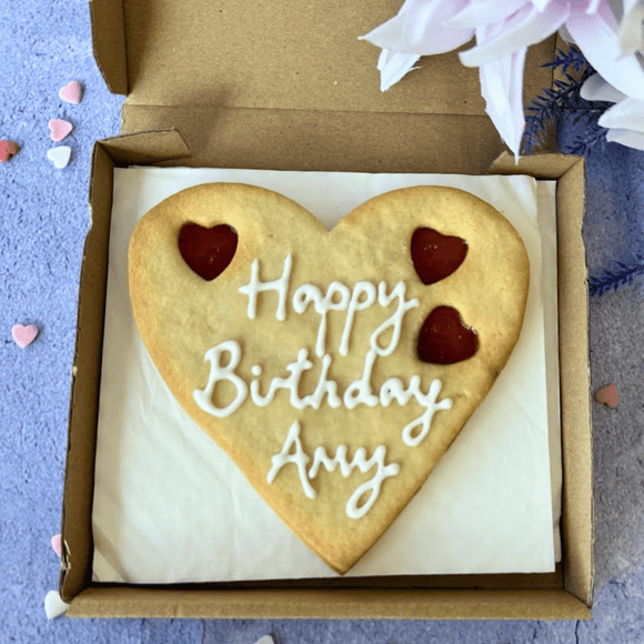 Giant Personalised Happy Birthday Cookie - The Biskery