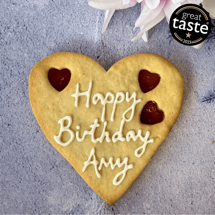 Giant Personalised Happy Birthday Cookie - The Biskery