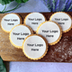 Gift Box of 6 Branded Logo Biscuits - The Biskery