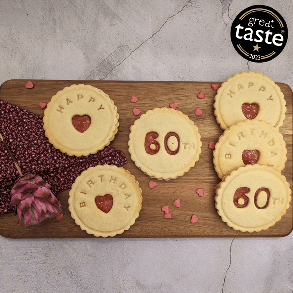 Happy 60th Birthday Biscuits - The Biskery