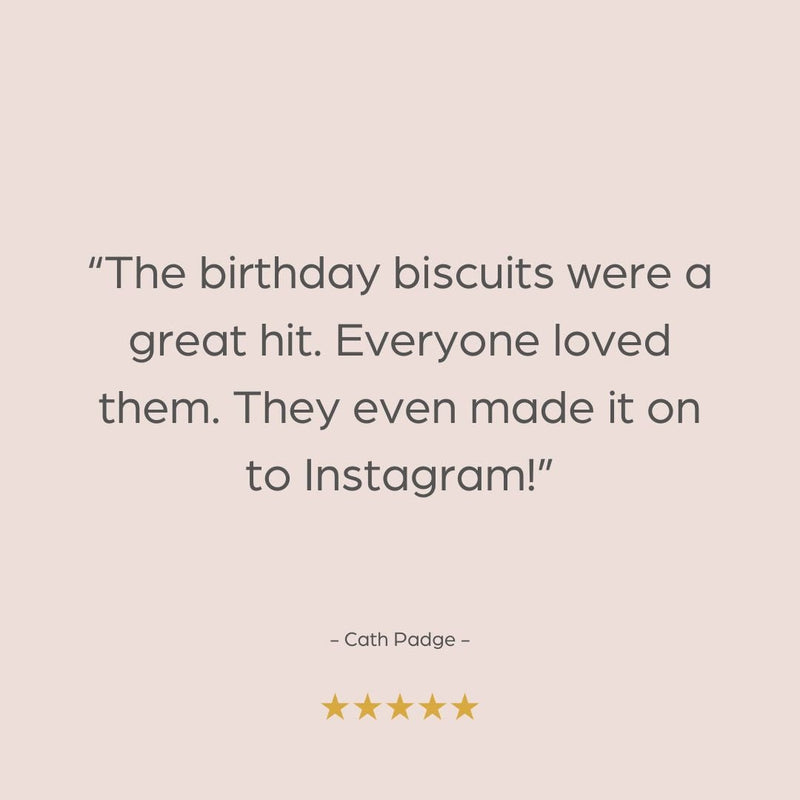 Happy Birthday Biscuits - The Biskery