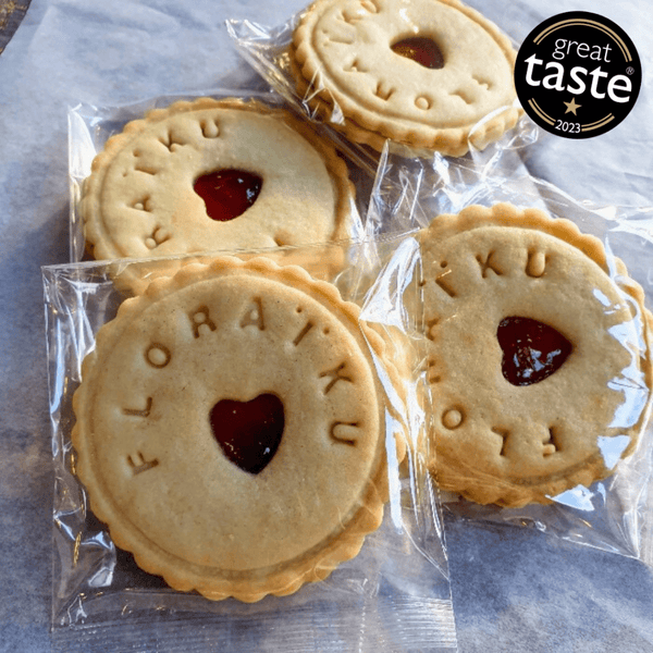 Impressed Branded Jam Cookies - The Biskery