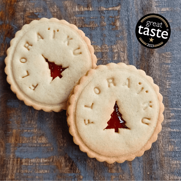 Impressed Christmas Jam Cookies - The Biskery
