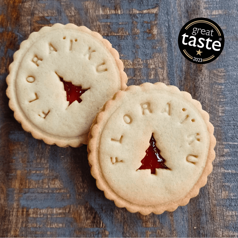 Impressed Christmas Jam Cookies - The Biskery