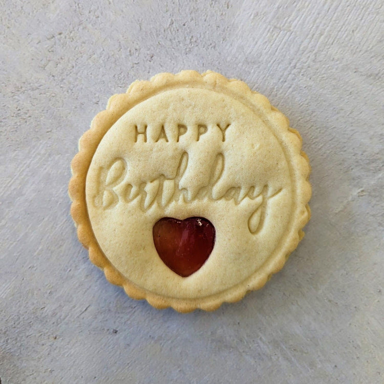 Individual 'Happy Birthday' Biscuit - The Biskery