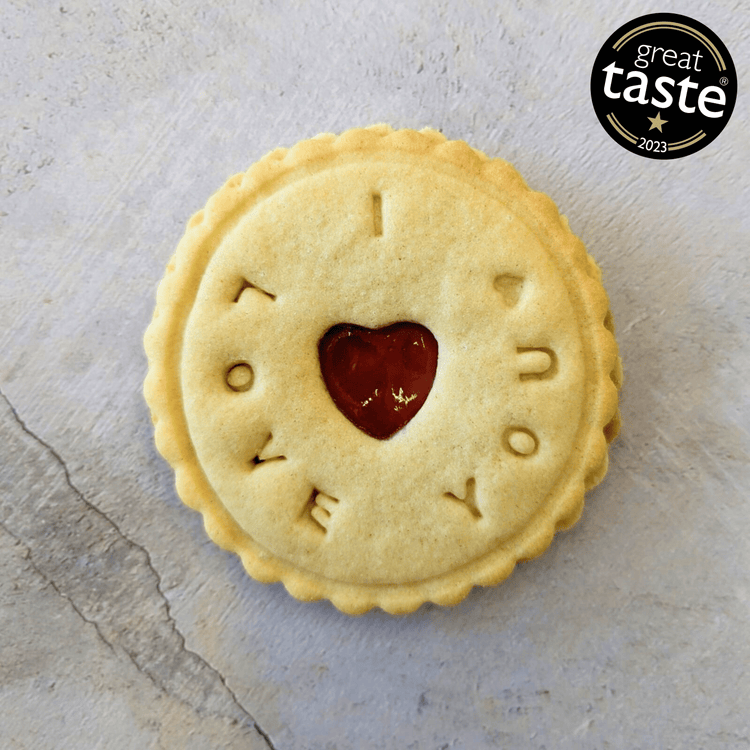 Individual 'I Love You' Biscuit - The Biskery