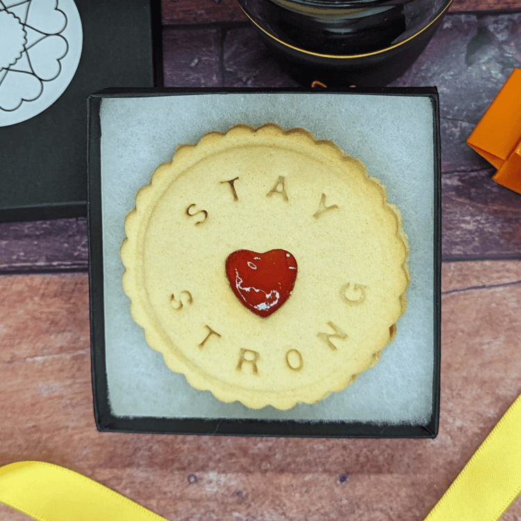 Individual 'Stay Strong' Biscuit - The Biskery