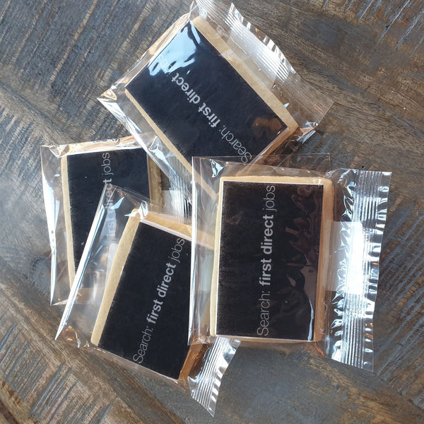 Individually Wrapped Square Biscuits - The Biskery