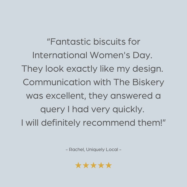 Int Women's Day Printed Biscuits - The Biskery