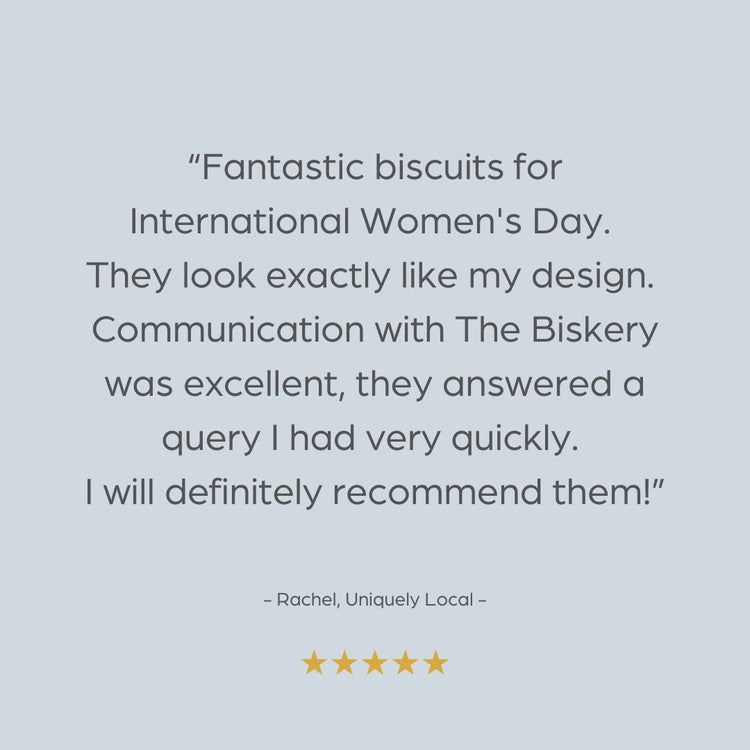 Int Women's Day Printed Biscuits - The Biskery