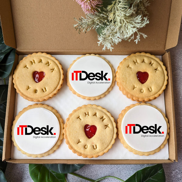 IT DESK - Bespoke Biscuit Gift Box - The Biskery