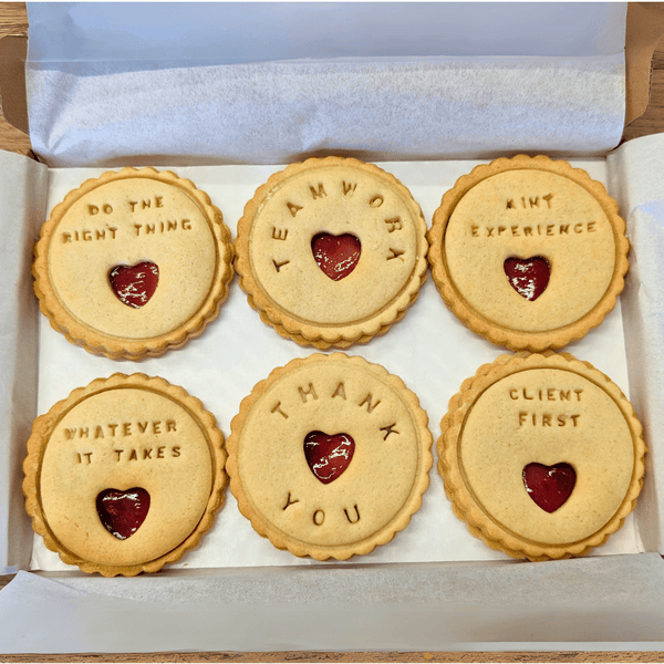 Mint's Core Values Jam Biscuits - The Biskery