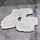 Personalised Iced Plaque Wedding biscuits - The Biskery