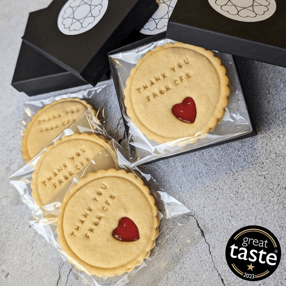 Personalised Jam Biscuits in Small Box - The Biskery