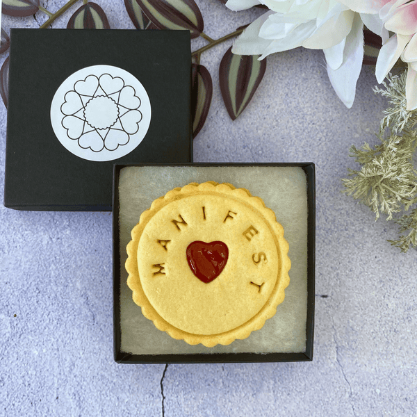 Personalised Jam Biscuits in Small Box - The Biskery